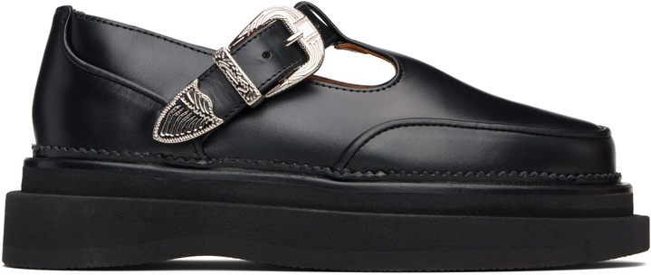 Photo: Toga Pulla Black T-Bar Mary Jane Loafers