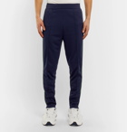Nike - Martine Rose Tapered Striped Tech-Jersey Track Pants - Men - Midnight blue