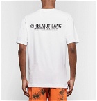 Helmut Lang - Taxi Paris Logo-Print Cotton-Jersey T-Shirt - Men - White