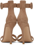 Gianvito Rossi Beige Portofino Heeled Sandals
