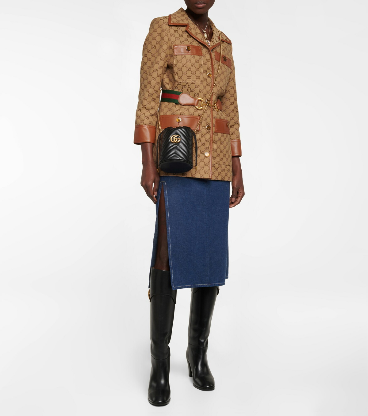 michael kors tiered velvet skirt