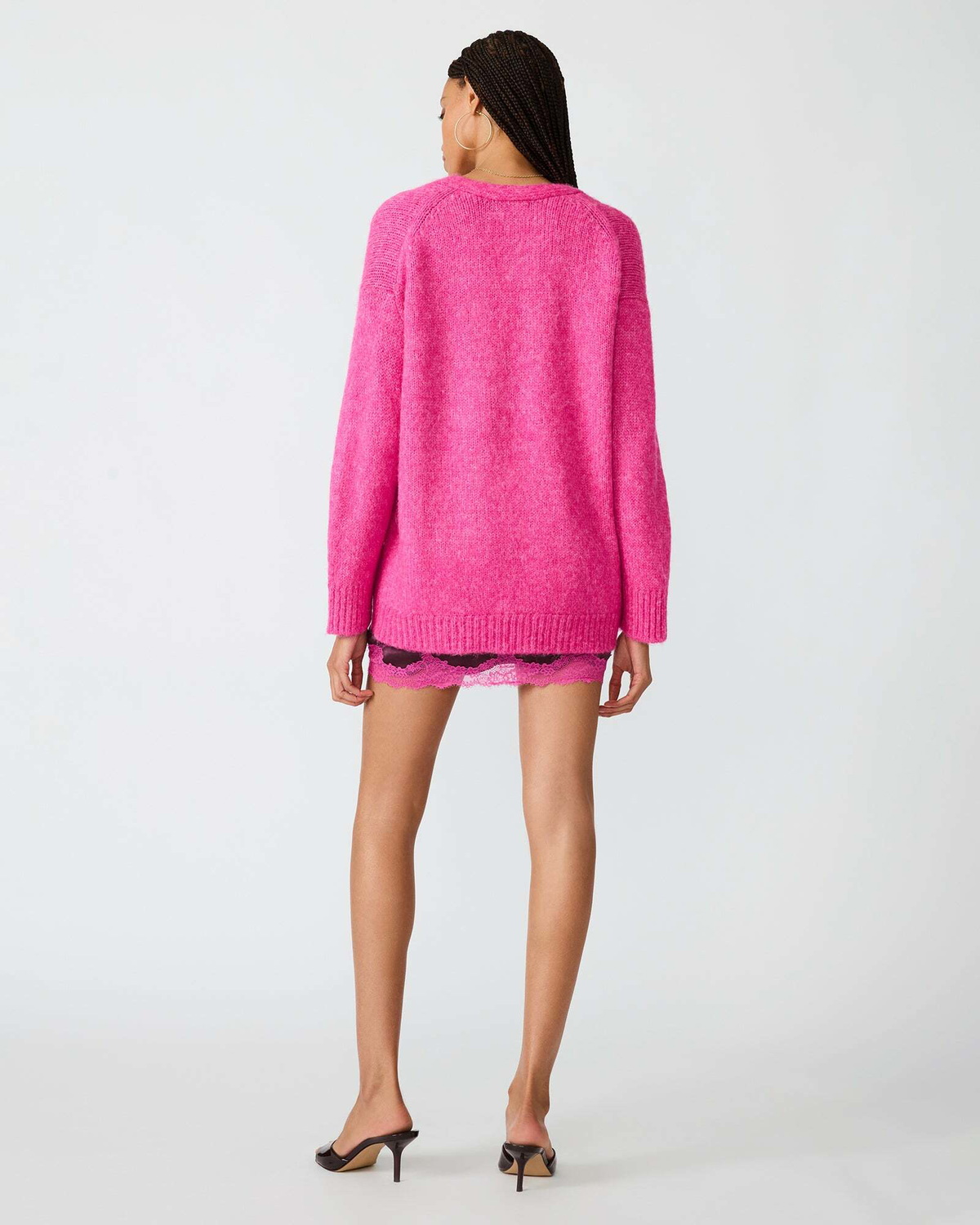 Steve Madden Finley Sweater in Pink