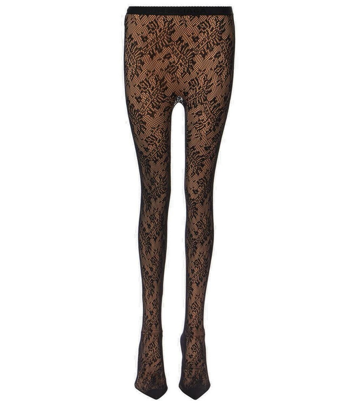 Photo: Balenciaga Mid-rise lace pantaleggings