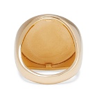 Bottega Veneta - Gold-Plated Signet Ring - Gold