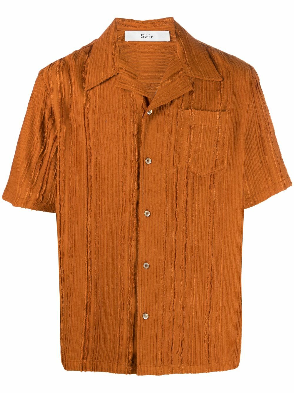 Sefr｜SHORT-SLEEVED SHIRTS (DALIAN - FEATHER BROWN) Dalian Shirt Feather Brown - Fico Gävle
