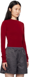 Birrot Red Slim Long Sleeve T-Shirt