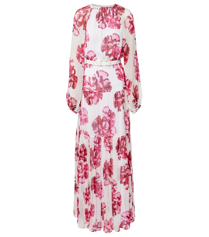 Photo: Rebecca Vallance Damask floral georgette maxi dress