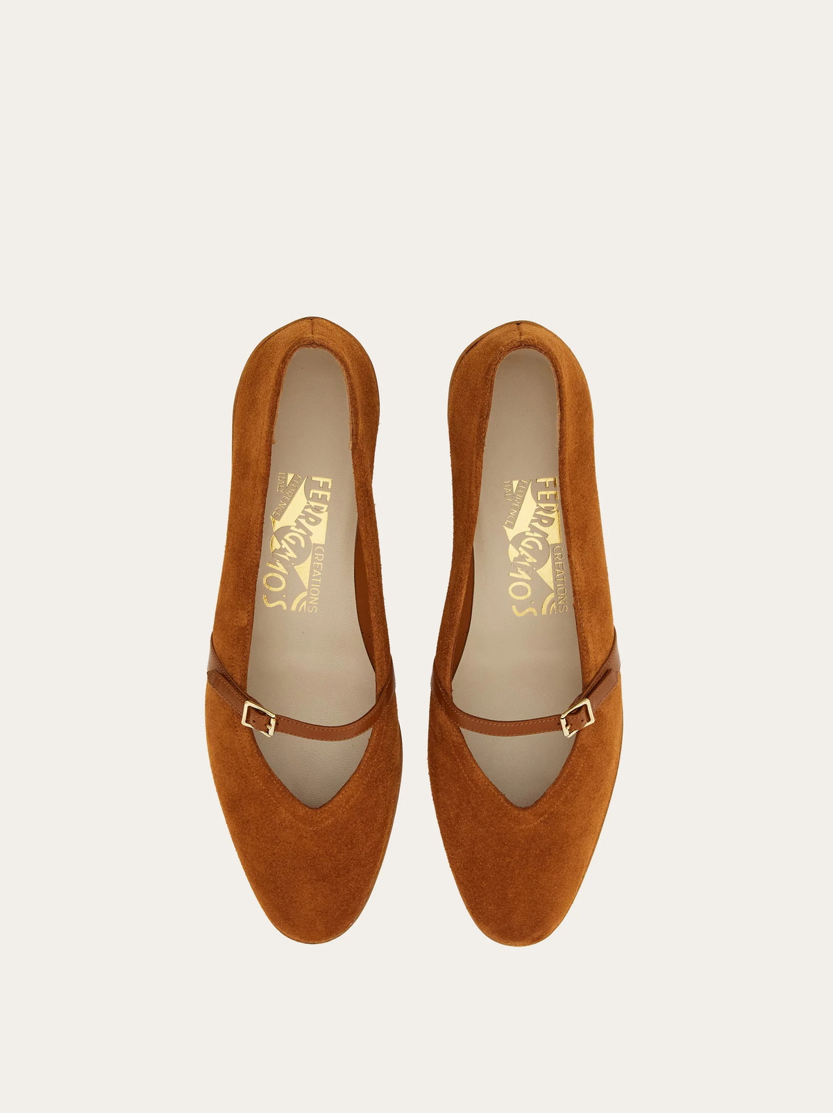 Ferragamo Womens Audrey (1954) in Brown
