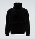 Saint Laurent - Velvet turtleneck sweatshirt