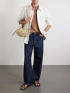 Inis Meáin - Scail Linen and Cotton-Blend T-Shirt - Brown
