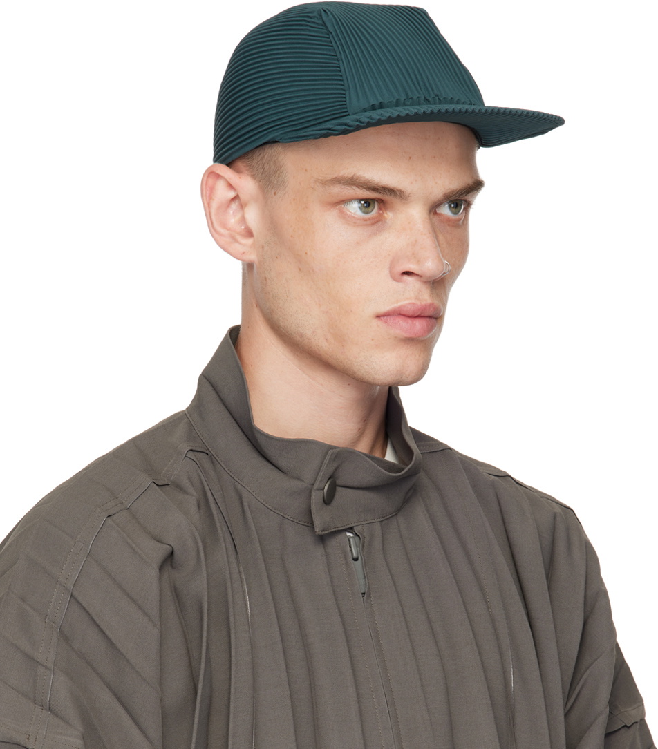 HOMME PLISSÉ ISSEY MIYAKE Green Pleats Cap
