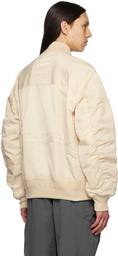 sacai Off-White Padded Bomber Jacket