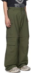 Balenciaga Khaki Unity Sports Icon Cargo Pants