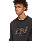 Alexander Wang Black Logo Crewneck Sweatshirt