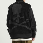 MASTERMIND WORLD Men's Layered Sherpa Jacket in Black