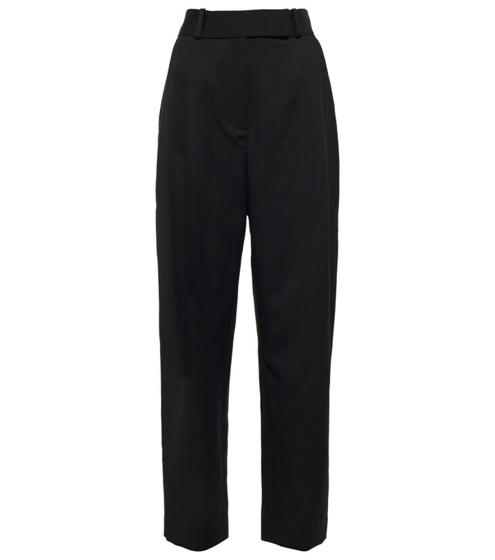 Photo: Toteme - High-rise wide-leg wool pants