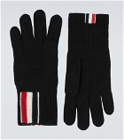 Thom Browne - Merino wool gloves