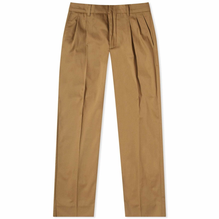 Photo: Norse Projects Men's Christopher Relaxed Pleated Trouser in Utility Khaki