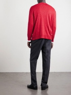 BODE - Hearts Lamé Cardigan - Red