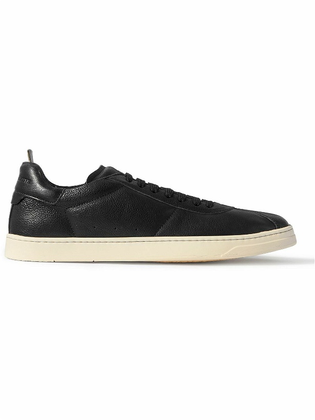 Photo: Officine Creative - Karma Panelled Leather Sneakers - Black