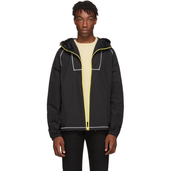 Photo: John Elliott Black High Shrunk Full Zip Jacket