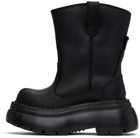R13 Black Chunky Workwear Boots