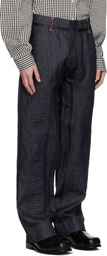 Walter Van Beirendonck Navy G-Star Edition Basic Jeans