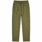 Universal Works Men's Recycled Poly Oxford Pants in Olive
