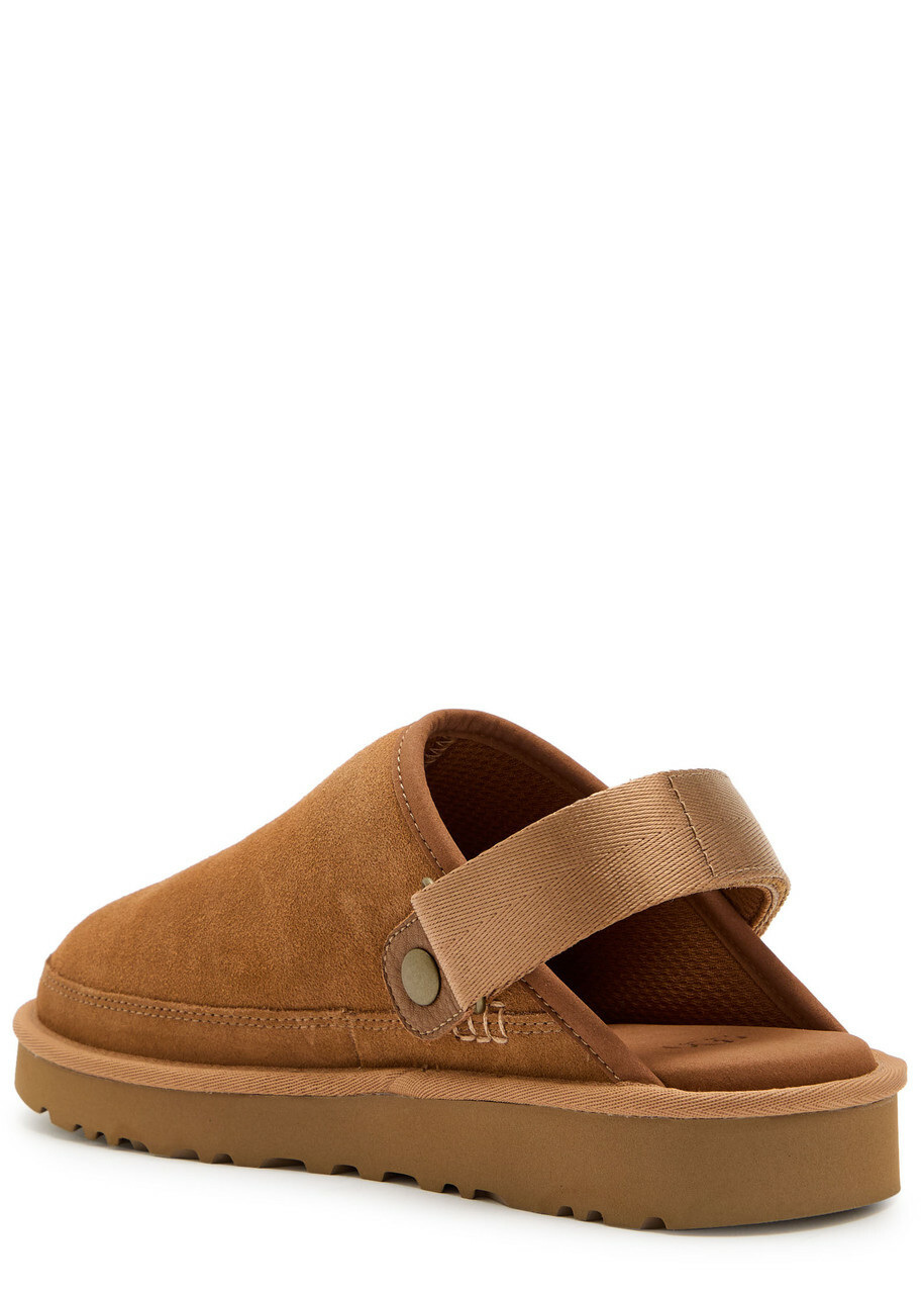 Ugg Goldencoast II Suede Clogs Tan