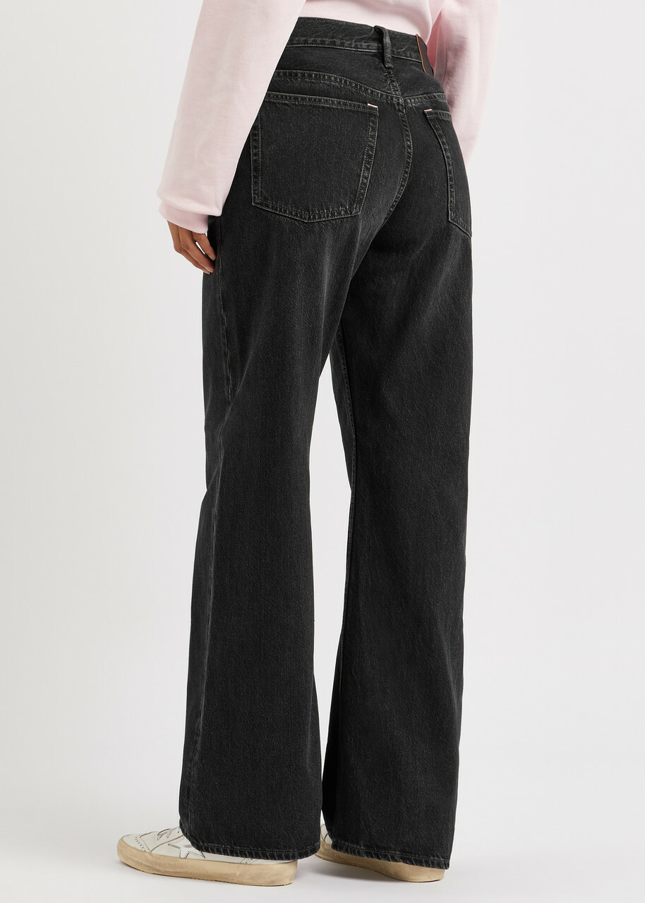 【関税・送料込み】Acne Studios Wide leg jeans Acne Studios Wide-leg Jeans Black Acne Studios