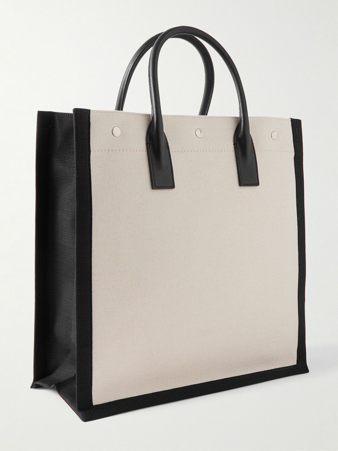Noe Logo-Print Leather-Trimmed Canvas Tote Bag