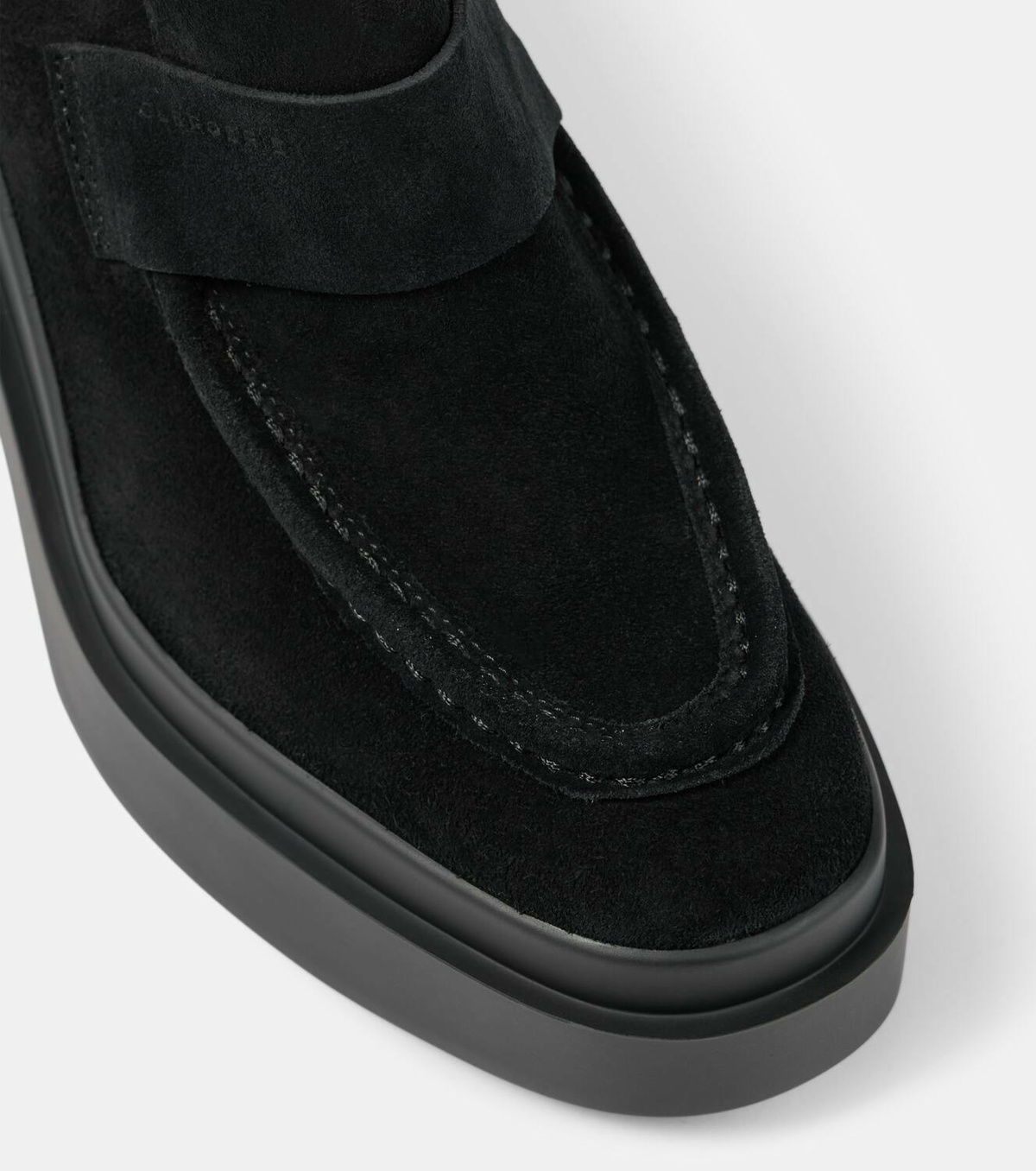 Clergerie Netta suede loafer pumps