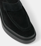 Clergerie Netta suede loafer pumps