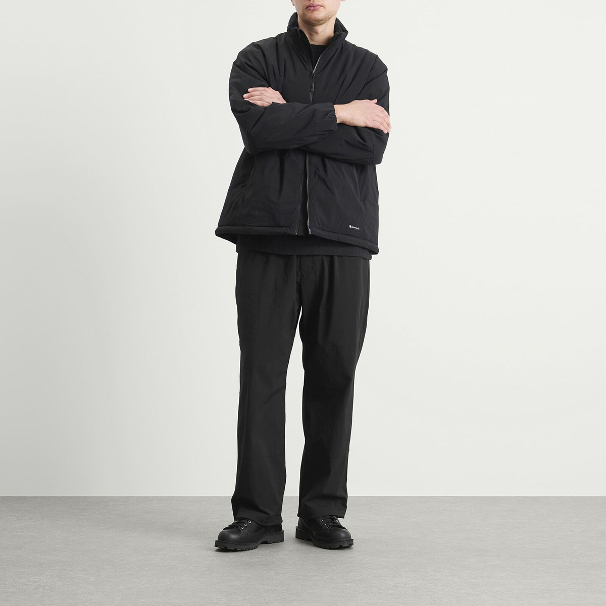 Snow Peak Men's Easy Wide Trousers in Black