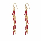 ALÉMAIS Women's Tesori Chilli & Fish Drop Earrings in Gold 