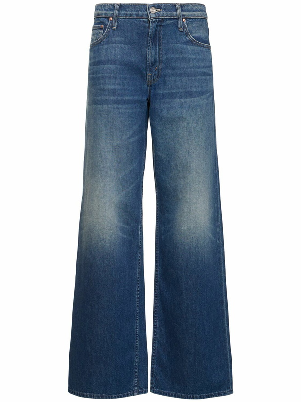 Photo: MOTHER The Mid Rise Spinner Denim Wide Jeans