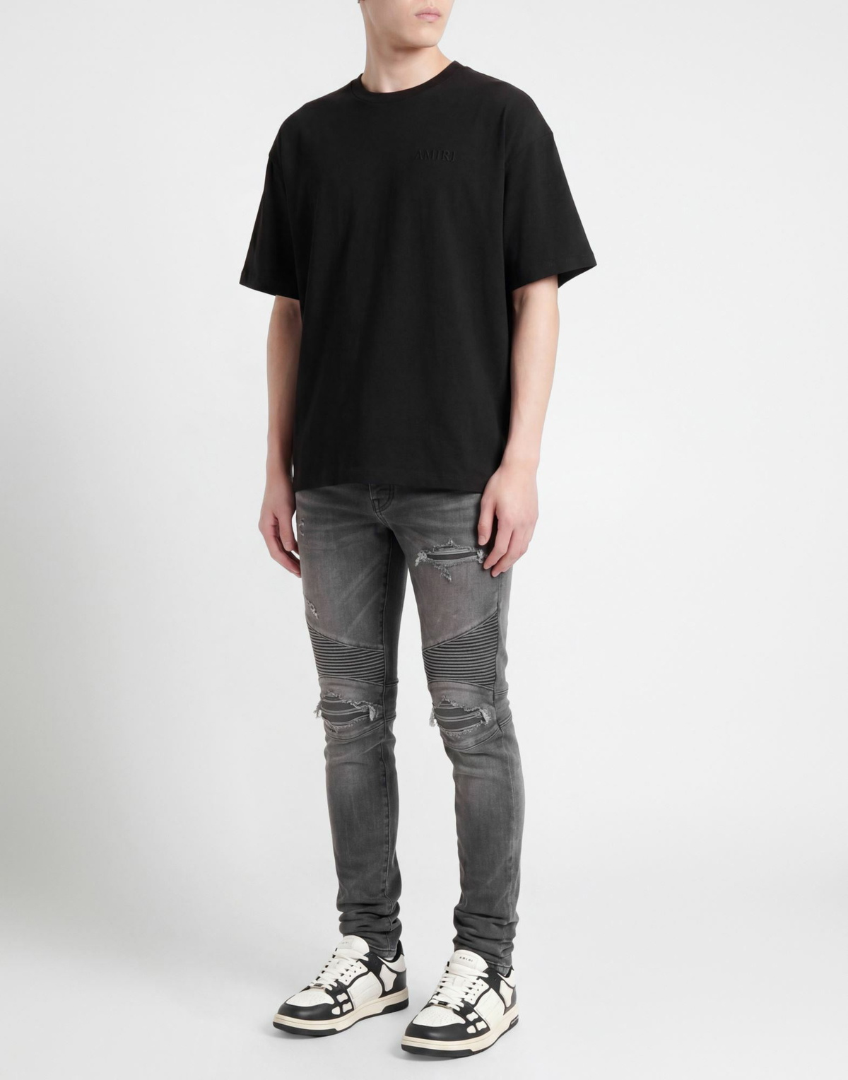 Amiri Mens T-shirt in Black