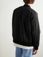 NN07 - Dixon 8280 Recycled-Shell Bomber Jacket - Black