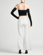 Sacai Womens Jeans in White