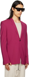 Rick Owens Pink Fogpocket Blazer