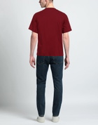 Sandro Mens T-shirt Burgundy
