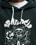 Brain Dead GLOBAL SHOCK HOODIE Green Mens Hoody