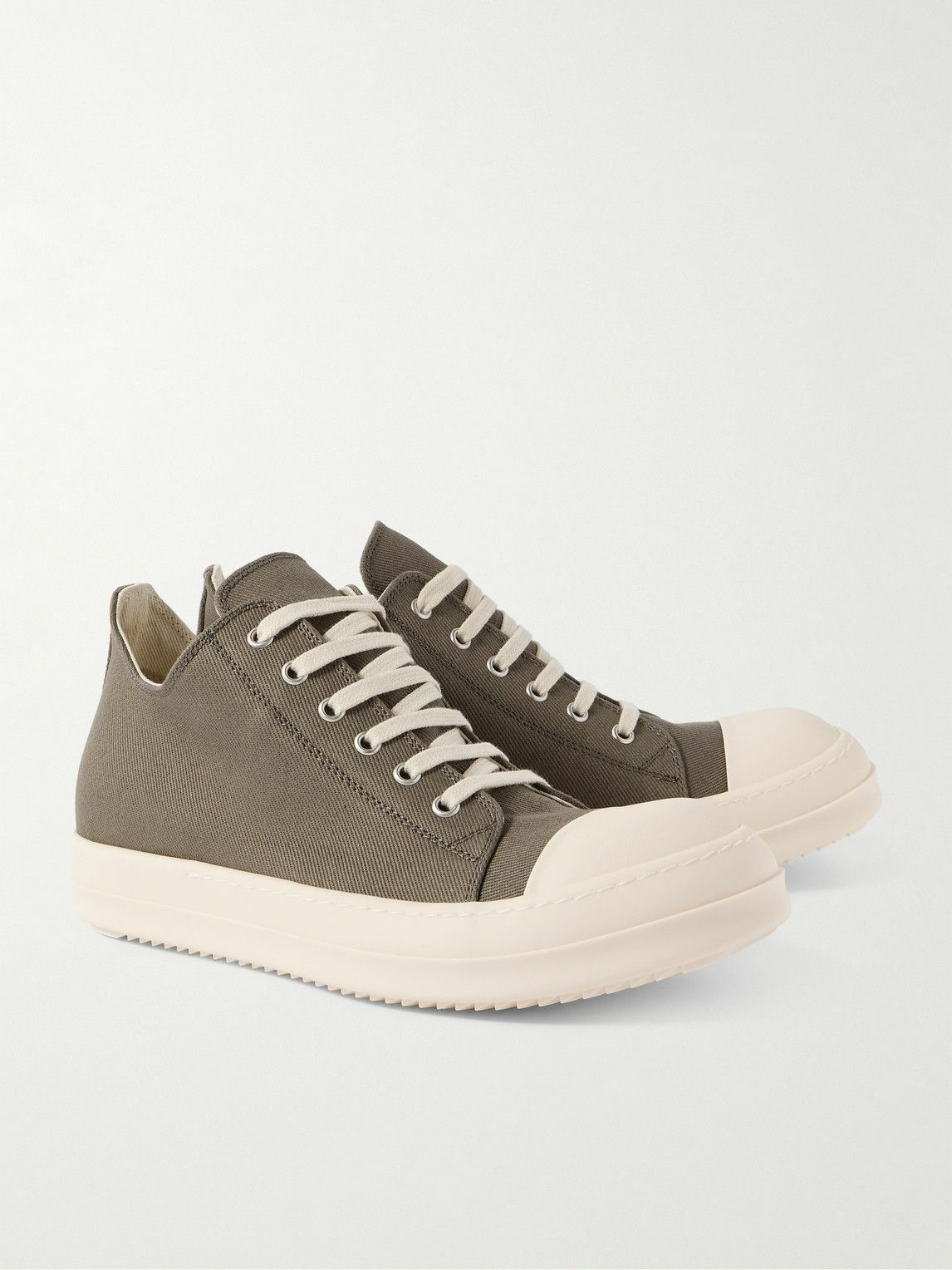 DRKSHDW by Rick Owens - DRKSHDW Denim Sneakers - Brown Rick DRKSHDW by Rick Owens - DRKSHDW Denim Sneakers - Brown Rick
