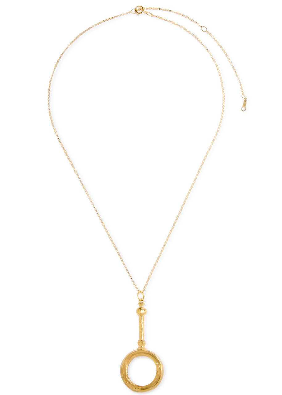 Alighieri The Poet's Lens 24kt Gold-plated Necklace - One Size