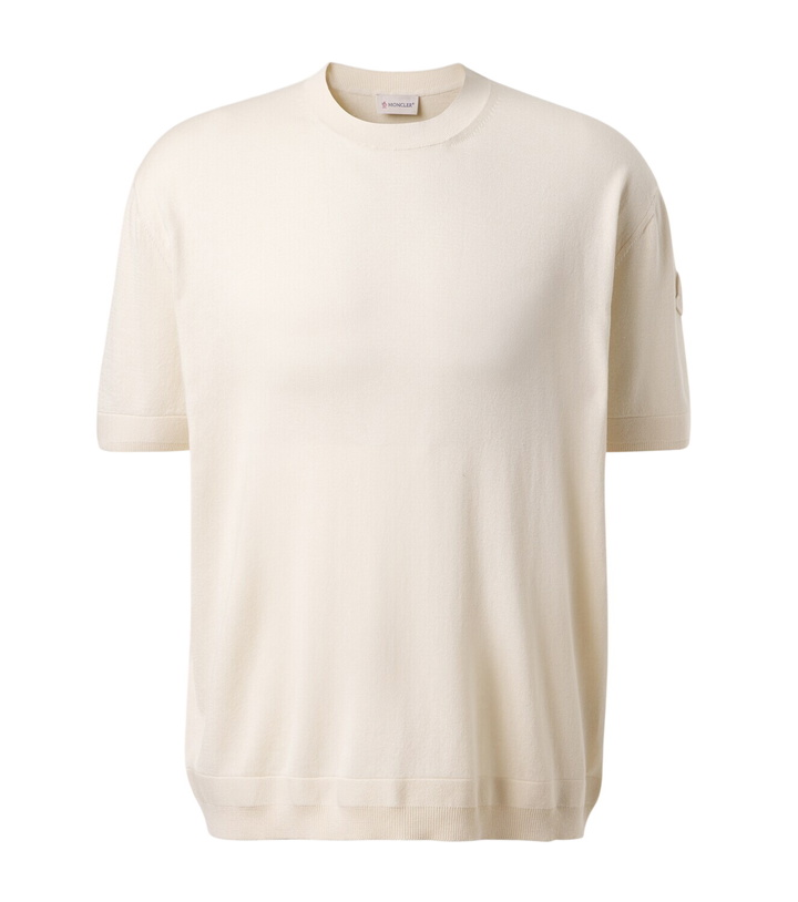 Photo: Moncler Silk and cotton T-shirt