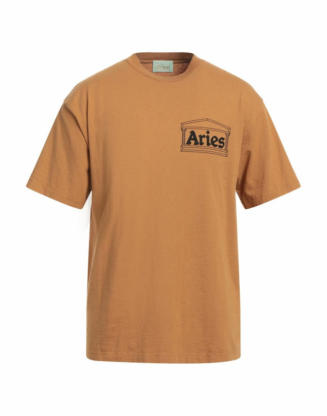 Photo: Aries Mens T-shirt in Camel