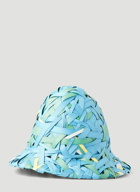 Upcycled Sun Hat in Blue