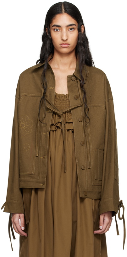 Photo: Cecilie Bahnsen Brown Olga Denim Jacket