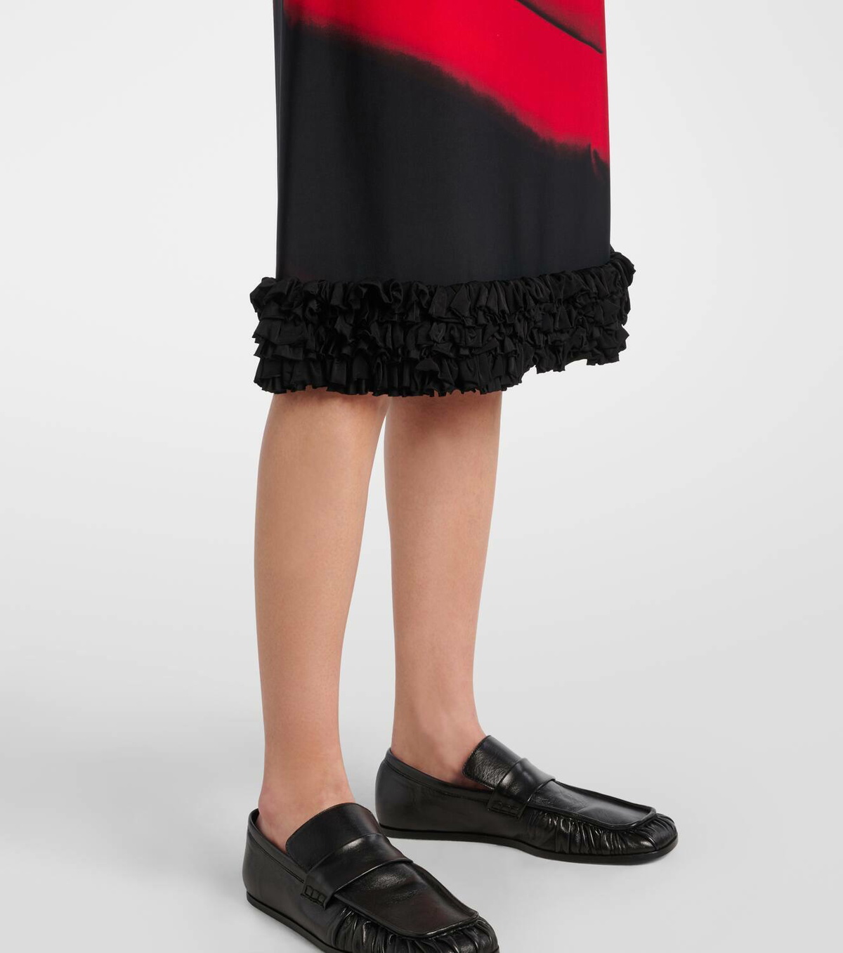 スカート JIL SANDER VISCOSE SKIRT Jil Sander High-Waist Zip-Pockets Biker Skirt | Neiman Marcus