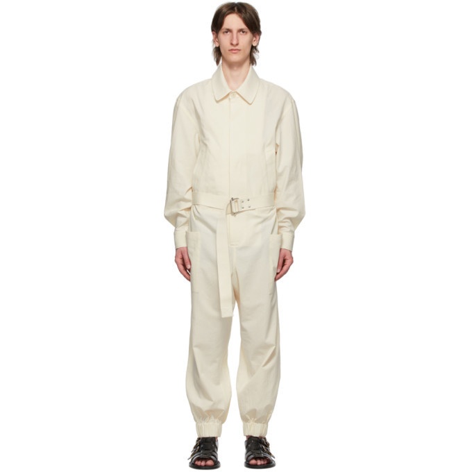 Photo: Hed Mayner Off-White Overall Jumpsuit